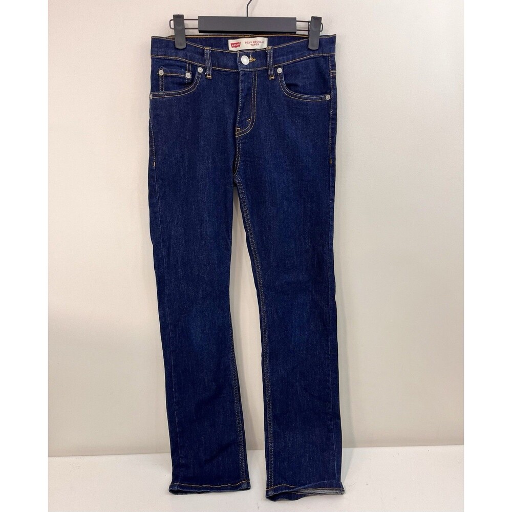 LEVI'S 502 Boys 14 Stretch Jeans Size 27x27 Dark Wash